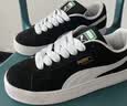 彪马（PUMA）面包鞋|经典复古休闲滑板鞋男女夏板鞋SUEDEXL395205 黑色-白-02 41 晒单实拍图