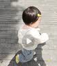 JELLYBABY【法式满印百搭连帽外套】新品春秋款女童针织外套洋气外穿中童 实拍图