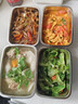COOKSS保鲜盒带盖不锈钢冰箱上班族饭盒餐盒密封盒长方形盒子两个装 实拍图