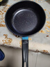 【亏本清仓】韩式麦饭石色不粘锅平底锅铁锅电磁炉不带盖 黑色小煎锅 16cm 实拍图