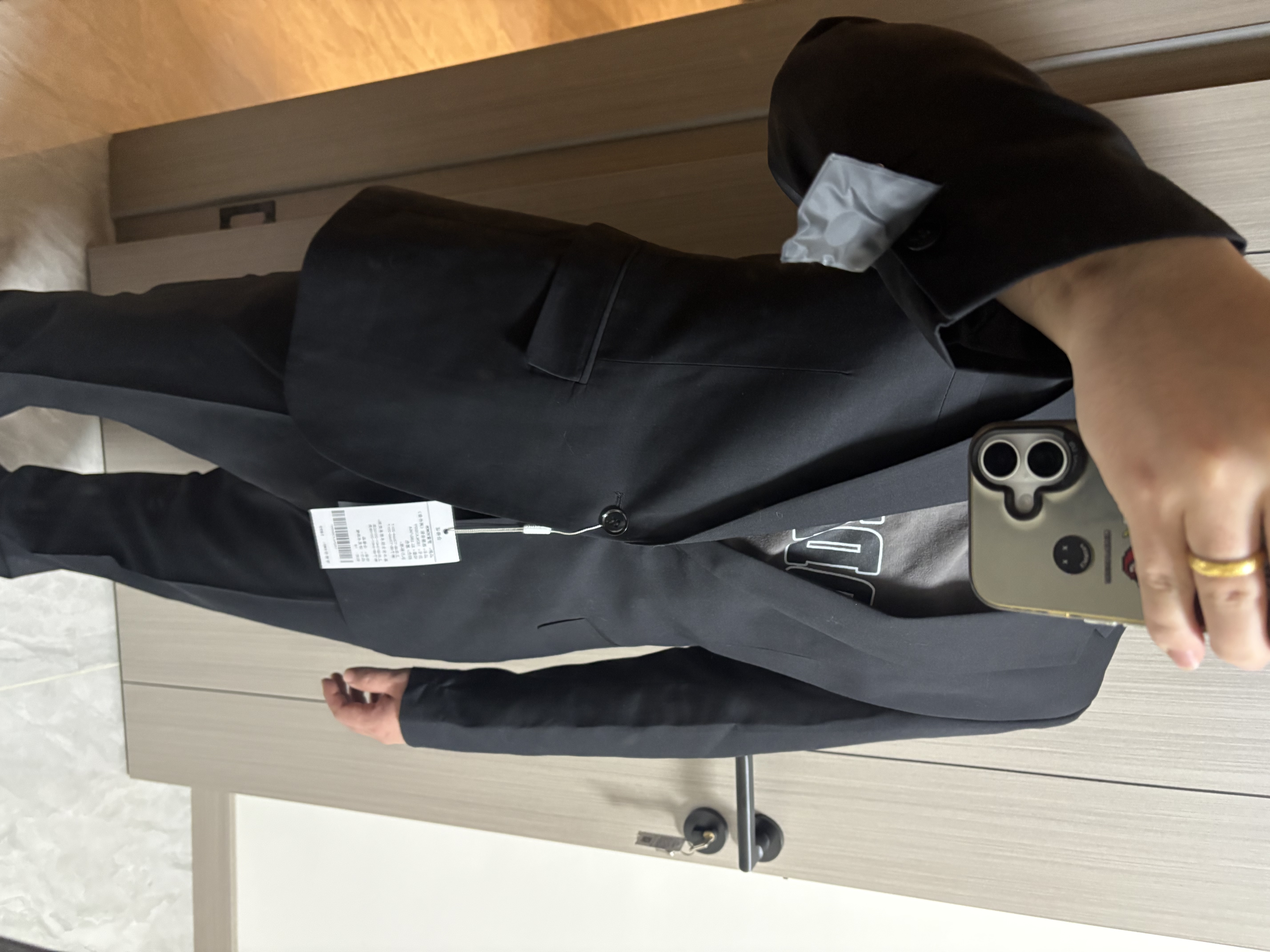 罗蒙西服套装男新款商务职业正装男士新郎礼服伴郎礼服结婚礼服男装 实拍图