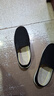 正品3520艾草防臭开车黑布鞋一脚蹬中老年牛筋底鞋老北京男女布鞋 艾草布鞋（黑底） -标准尺码 44 (270mm) 标准运动鞋尺码 实拍图