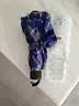 天堂伞 防风雨伞三折 便携折叠拒水晴雨两用伞商务伞男女格子F藏青 实拍图