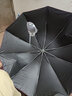 天堂伞双人加大雨伞 黑胶晴雨伞防风太阳伞折叠女男学生雨伞防紫外线 酒红色【10骨全刚加固加大】 实拍图