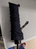 天堂伞 加大雨伞三折 晴雨两用商务伞经典格纹10骨大雨伞男女 藏青 实拍图