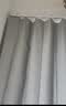 京东京造黑胶浅灰窗帘 99%全遮光窗帘布飘窗卧室遮阳帘挂钩式 宽1.5*高2米 实拍图