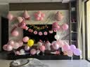 多美忆生日场景布置女孩生日气球儿童道具氛围装饰快乐桌飘装扮粉色套餐 实拍图