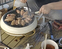 尚烤佳（Suncojia）烧烤炉 围炉煮茶炉户外木炭烤炉家用304烧烤网无烟煎烤盘碳烧烤架 实拍图