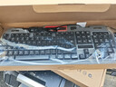 灵蛇（LINGSHE）真机械手感游戏键盘鼠标套装 轻奢发光套装  金属面板 镂空鼠标 键鼠套装MK210 黑色 实拍图