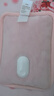 彩虹热水袋暖手宝充电暖宝宝暖水袋注水暖手袋热敷暖肚子 粉色 实拍图