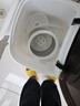 VCJ洗衣机半全自动迷你洗衣机小型洗脱一体小型家用母婴内衣裤洗袜子神器儿童单身人宿舍出租房 7.5KG旗舰款【强力洗涤*定时降噪快洗】白 实拍图