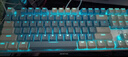 达尔优（dareu）EK815机械合金版键盘 有线键盘 电竞游戏键盘 多键无冲108键单光 女生  白色蓝色 红轴 实拍图