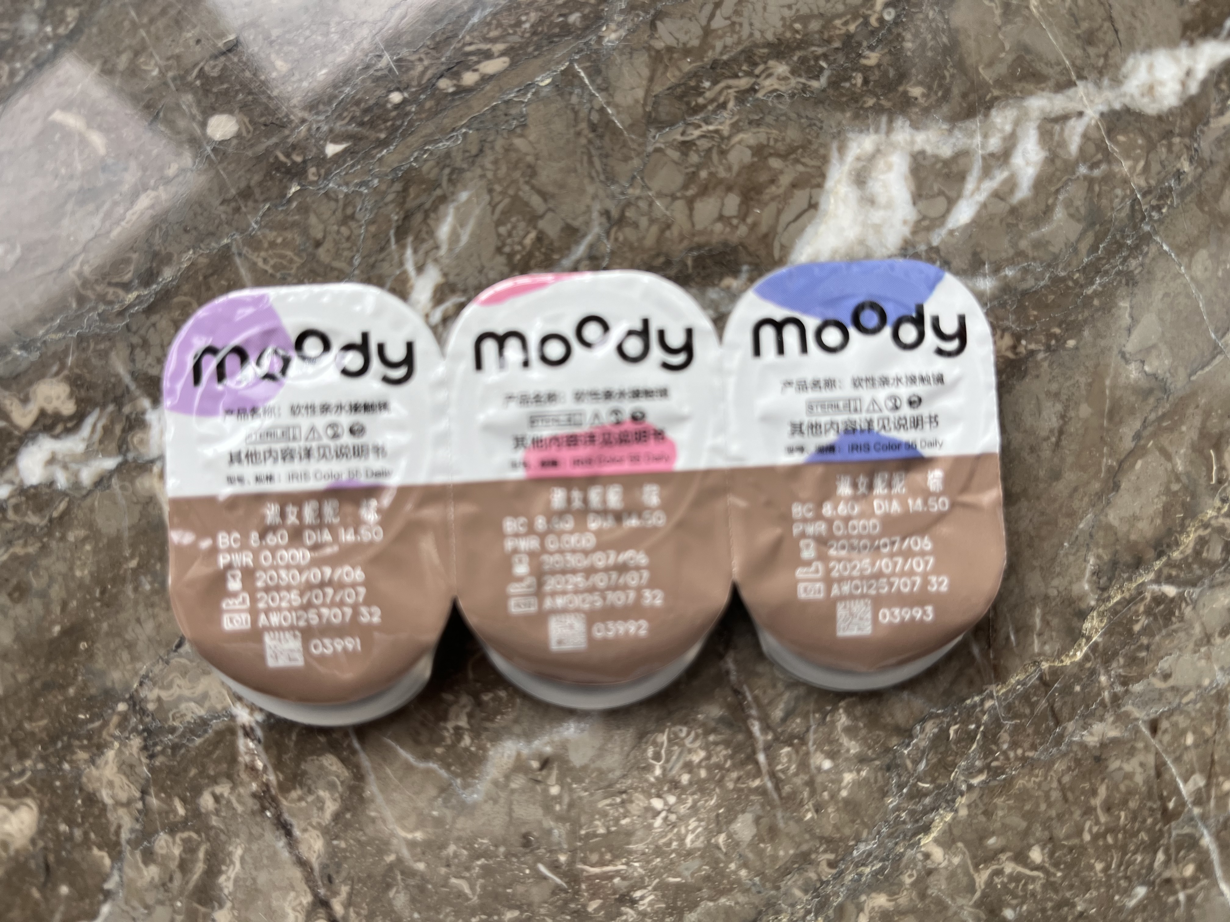 moody美瞳彩色隐形眼镜小moo系列日抛10片淑女妮妮0度次日达 实拍图