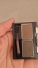 卡姿兰（Carslan）双效眉粉升级版(防水防汗不晕染双色自然持久)02灰棕3g生日礼物女 实拍图