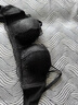 KJ品牌无钢圈文胸小胸聚拢性感蕾丝文胸套装上托侧收内衣女新款胸罩 纯黑套装 75B 34B 实拍图