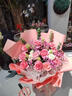 馨仪鲜花速递玫瑰向日葵康乃馨花束生日礼物全国同城配送 康乃馨玫瑰混搭花束 实拍图