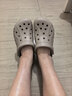 卡骆驰（CROCS）贝雅洞洞鞋男鞋女鞋轻便耐磨一脚蹬拖鞋休闲鞋百搭花园鞋|10126 卵石色-2V3 39 (240mm) 实拍图