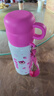 迪士尼（Disney）儿童保温杯316不锈钢吸管直饮水杯幼儿园小学生双饮水壶草莓熊 实拍图