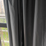 京东京造黑胶浅灰窗帘 99%全遮光窗帘布飘窗卧室遮阳帘挂钩式 宽1.5*高2米 实拍图