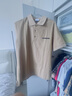 BURBERRY巴宝莉新款男字母刺绣运动潮流短袖Polo衫80844381 驼色 M 礼物 晒单实拍图