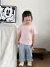班喜迪女童牛仔裤夏季2026新款宝宝莱赛尔裤子夏装儿童休闲防蚊裤春秋款 蓝色 90 实拍图