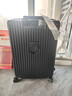 SOO行李箱多功能箱包拉杆箱学生大容量旅行密码箱皮箱杯架黑色26英寸 实拍图