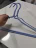 秉优 衣架 宽度46cm晾衣架 18寸加粗浸塑衣架10支 实拍图