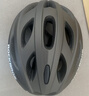 洛克兄弟 骑行头盔带风镜山地公路自行车头盔男女一体成型炫彩安全帽 钛色 ：58-62cm 灰色镜片 实拍图