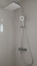 恒洁（HEGII）花洒淋浴套装D20 铜合金除垢自洁置物洗澡花洒套装HMF951-333 实拍图