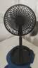 电风扇伸缩折叠小风扇宿舍家用静音充电型办公台式USB桌面宿舍大风力夏台面落地两用折叠电风扇 颜色随机 直插款无档位开关1个装 实拍图