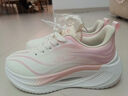 回力官方女鞋网面透气运动鞋女夏季新款休闲舒适软底鞋子女 白粉 38 实拍图