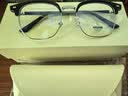 蔡司（ZEISS）镜片近视眼镜框男半框防蓝光辐射可配带散光度数眼睛女钛合金镜架 简约款 黑银 配colorein镜片防蓝光 无度数 实拍图