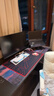 傲风A4Pro电竞桌实木电动升降电脑桌办公书桌子黑色1.4*0.7m 实拍图