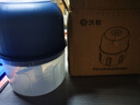 绞肉机小型打蒜器家用绞蒜切蒜器多功能辅食料理机电动蒜泥神器蒜蓉机自动切菜机压蒜器 宝蓝色- 0.26L （升级大电机） 实拍图