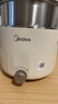 美的（Midea）电煮锅 0涂层不锈钢 宿舍小电锅 多功能家用宿舍泡面小火锅 2.6L蒸煮一体电热锅 XZC2066G 配蒸笼 实拍图