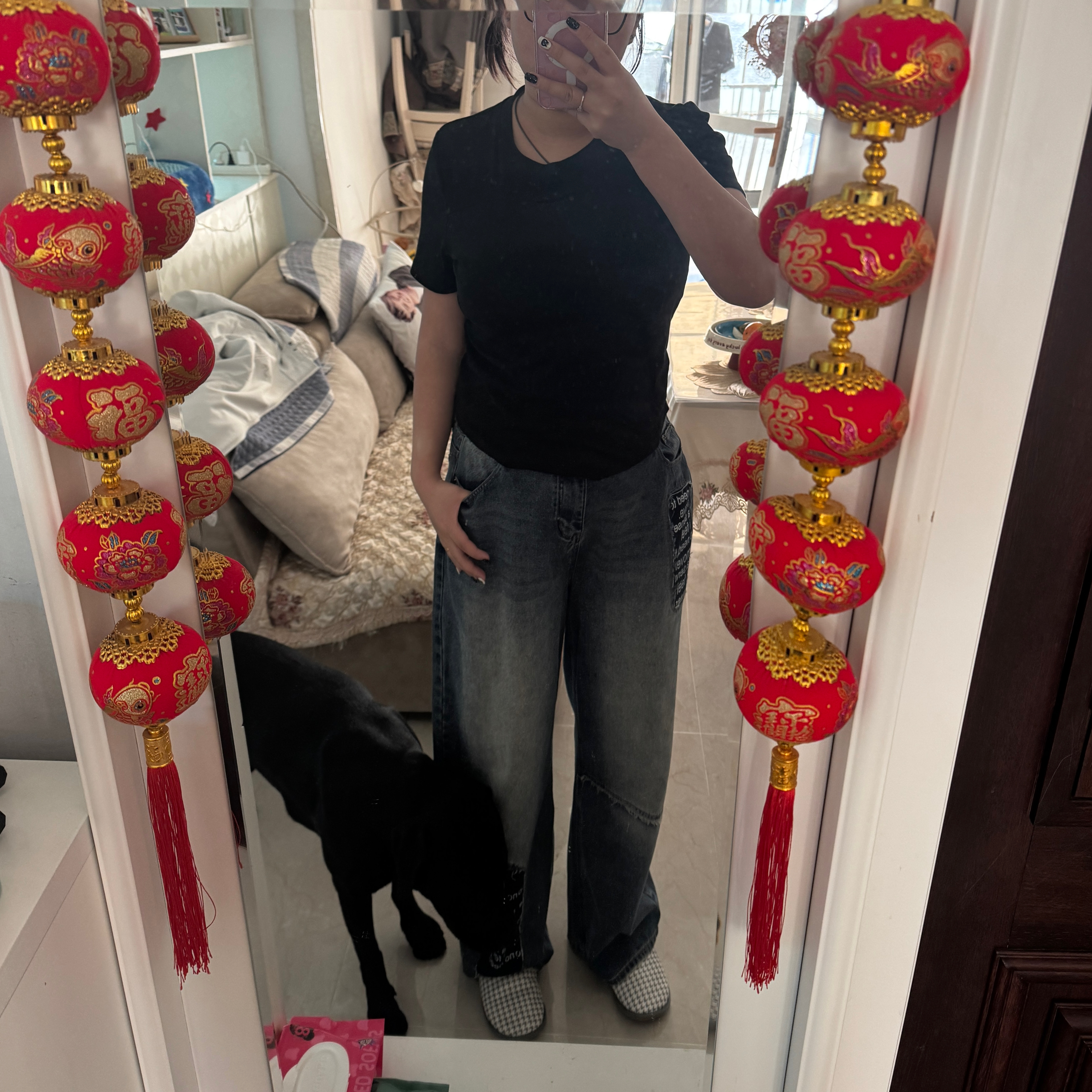 浪莎大码鲨鱼裤女春夏季薄款外穿胖mm200斤高腰不掉裆打底裤瑜伽裤 实拍图