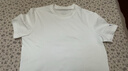 拇指白小T一代纯棉短袖T恤男女26春夏新品休闲小白丅百搭 皓白男款 L 实拍图