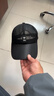 红蜻蜓 帽子男夏季遮阳帽户外防晒凉网帽休闲透气太阳帽钓鱼鸭舌帽 10CM加长檐 黑色  均码 帽围（56-60CM） 实拍图