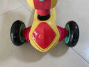 babycare儿童滑板车2-6岁二合一折叠童车重力转向宝宝可坐生日礼物 洛克黄 实拍图