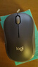 罗技（Logitech）M185鼠标 无线鼠标 办公鼠标 对称鼠标 黑色灰边 带无线2.4G接收器 实拍图