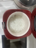 倾厨 日本低糖电饭煲电饭锅米汤分离智能微压降低淀粉 小型家用多功能2-3人迷你电饭煲可定时 酒红色 【厚釜内胆】 2L 实拍图