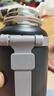 316不锈钢保温杯大容量保温壶户外车载水杯学生运动水壶男女 炫酷黑 600ml【弹跳杯盖+滤网】 实拍图