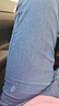 真维斯（Jeanswest）牛仔裤男2026夏季青年男士宽松直筒长裤弹力休闲长裤蓝色薄款33 实拍图