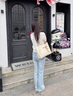 viney【彭小苒同款】牛皮托特包包女包单肩包生日母亲节礼物实用送妈妈 【米白】520送女朋友礼物高档品牌大容量手提包 实拍图