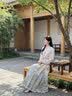 欧迪惠（Oudihui）马面裙女春季2026新款夏天新中式连衣裙子女国风汉服女装日常套装 套装 M 晒单实拍图