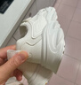 哈比熊（HOBIBEAR）童鞋小白鞋春秋儿童运动鞋男童鞋女童网面休闲鞋GS7577 白色34码 实拍图