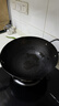 王源吉 熟铁锅炒锅精铸铁无涂层不锈不粘炒菜锅具燃气灶电磁炉通用 32cm 实拍图