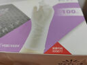 英科医疗一次性手套PVC100只中码12英寸加长食品级餐饮厨房防水家务清洁 实拍图