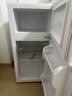 HYUNDAI（韩国现代）小冰箱迷你小型家用冷藏冷冻宿舍出租房办公室双开门二门电冰箱节能省电 80L白【行业热卖+日销过百】 实拍图