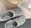 卡骆驰（CROCS）贝雅洞洞鞋男鞋女鞋轻便耐磨一脚蹬拖鞋休闲鞋百搭花园鞋|10126 浅灰色-007 43 (270mm) 实拍图